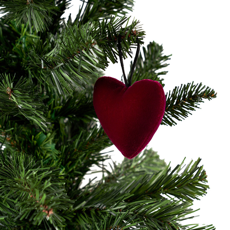 Kersthanger velvet - diverse varianten - paars