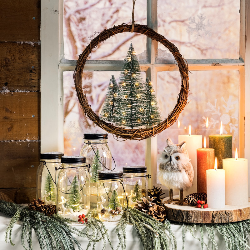 Decoratie uil - 16 cm