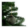 Kerstbal - groen - glas
