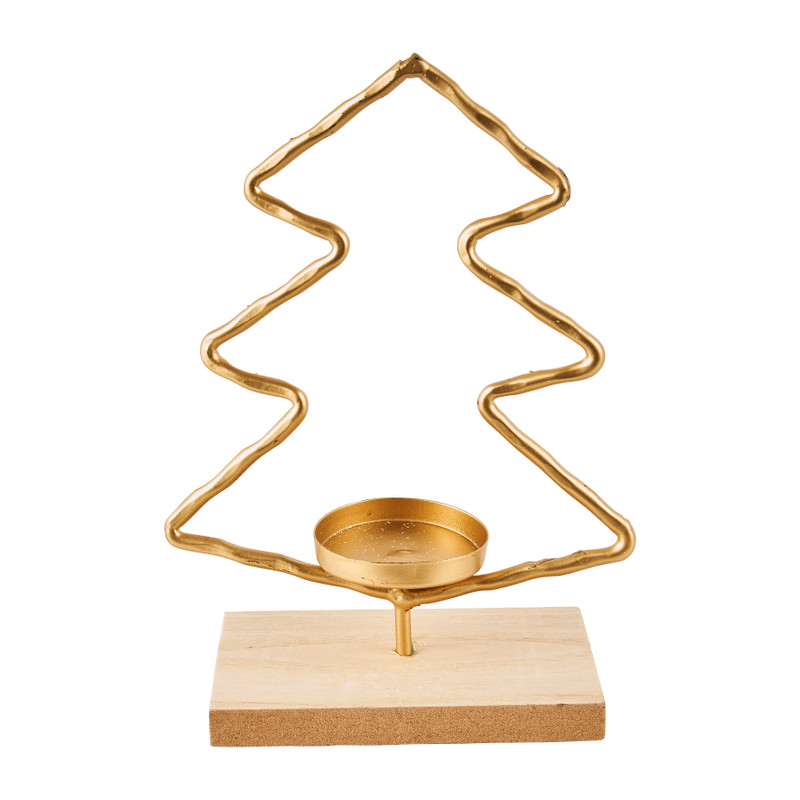 Theelichthouder kerstboom