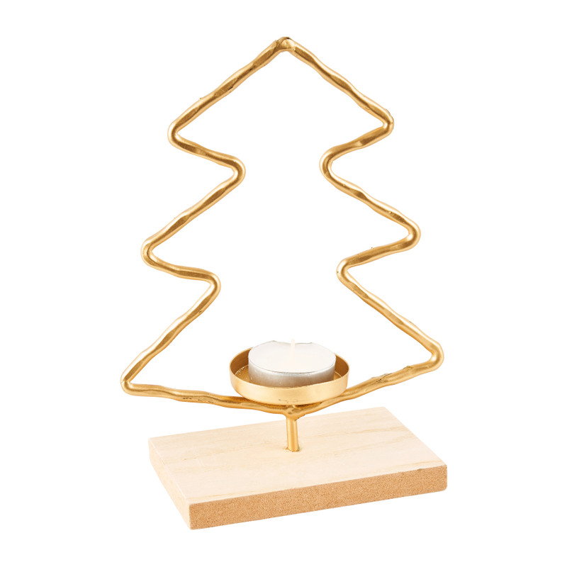 Theelichthouder kerstboom