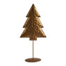 Kerstboom op standaard - goud - 27,8 cm