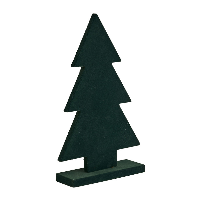 Spiksplinternieuw Houten kerstboom met velvet - groen - 26 cm | Da's leuk van Xenos YV-37