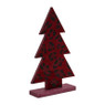 Kerstboom luipaard - Rood - 26 cm