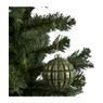 Kerstbal shiny - groen -  Ø8 cm