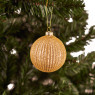 Kerstbal mat - Goud - ø8 cm