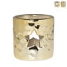 Theelichthouder goud - diverse varianten - ø7.8x7.6 cm