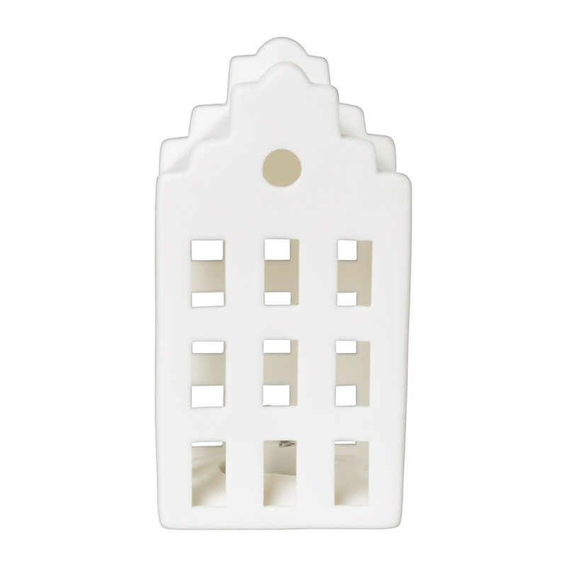 LED huis - wit - ø6.6x12.3 cm