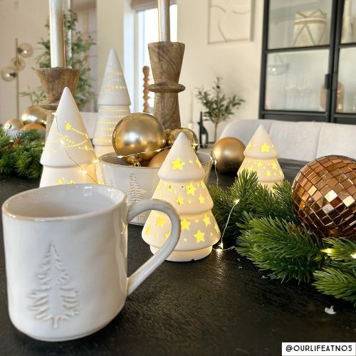 LED boom - wit - ø9.2x17.2 cm