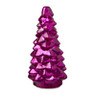 Lampje kerstboom groot - fuchsia - ø9.5x21 cm