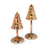 Kerstboom lamp - koper - ø9x19 cm