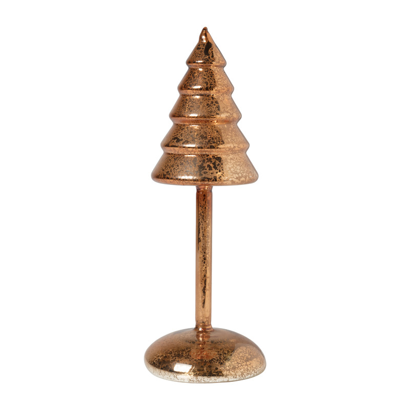 Kerstboom lamp - koper - ø9x24.5 cm