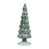 Kerstboom beeldje shiny klein - groen - ø8x24.5 cm