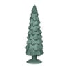 Kerstboom beeldje groot - groen - ø8x30 cm