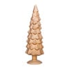 Kerstboom beeldje groot - goud -  ø8x30 cm