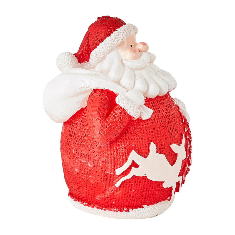 Kaars Santa - Rood - 15 CM