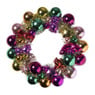 Krans kerstballen - multikleur - ø33x7 cm