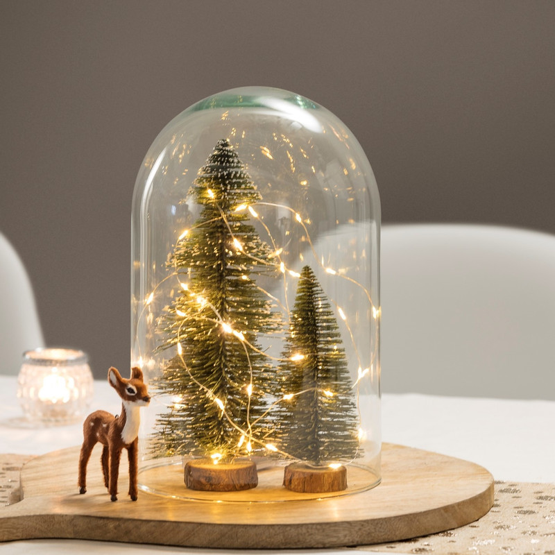 Kerstboom - groen - 15 cm 