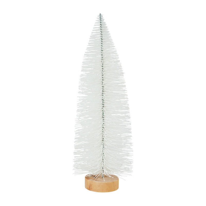 Kerstboom - wit - 35 cm 