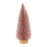 Kerstboom - roze - 25 cm 
