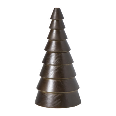 Kerstboom groot - bruin -  ø9x17.5 cm