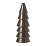 Kerstboom middel - bruin - ø5.5x15 cm