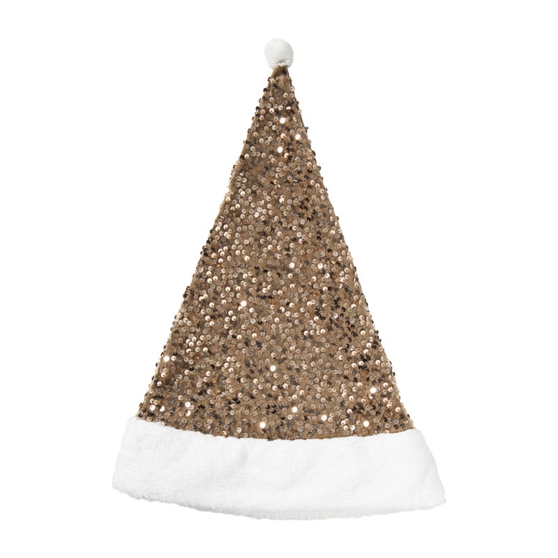 Kerstmuts - champagnekleurig