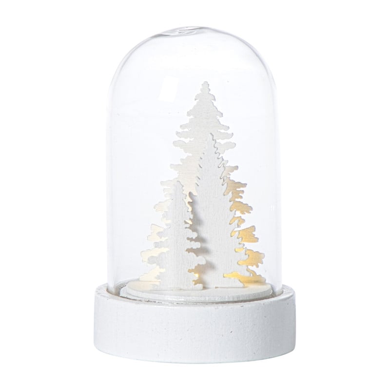 Kerststol met kerstfiguur en LED - diverse varianten