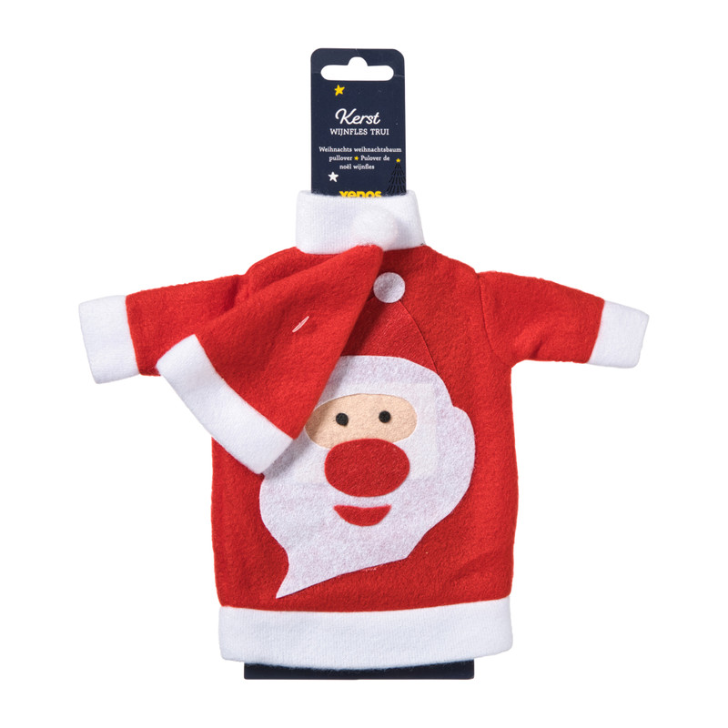 Kersttrui voor wijnfles - diverse varianten