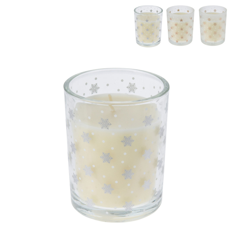 Kerst geurkaars - ø8x10 cm - diverse varianten