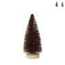 Kerstboompje metallic - 6x12.5 cm - diverse varianten