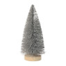Kerstboompje metallic - 6x12.5 cm - diverse varianten