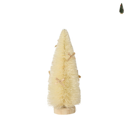 Kerstboompje met strikjes - ø15 cm - diverse varianten