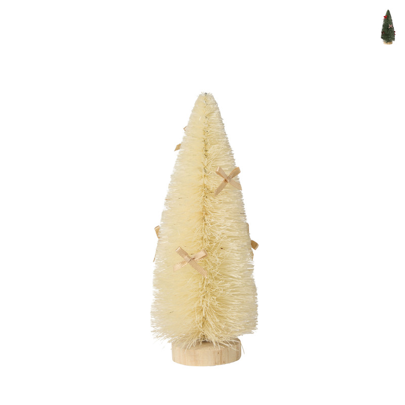 Kerstboompje met strikjes - ø15 cm - diverse varianten