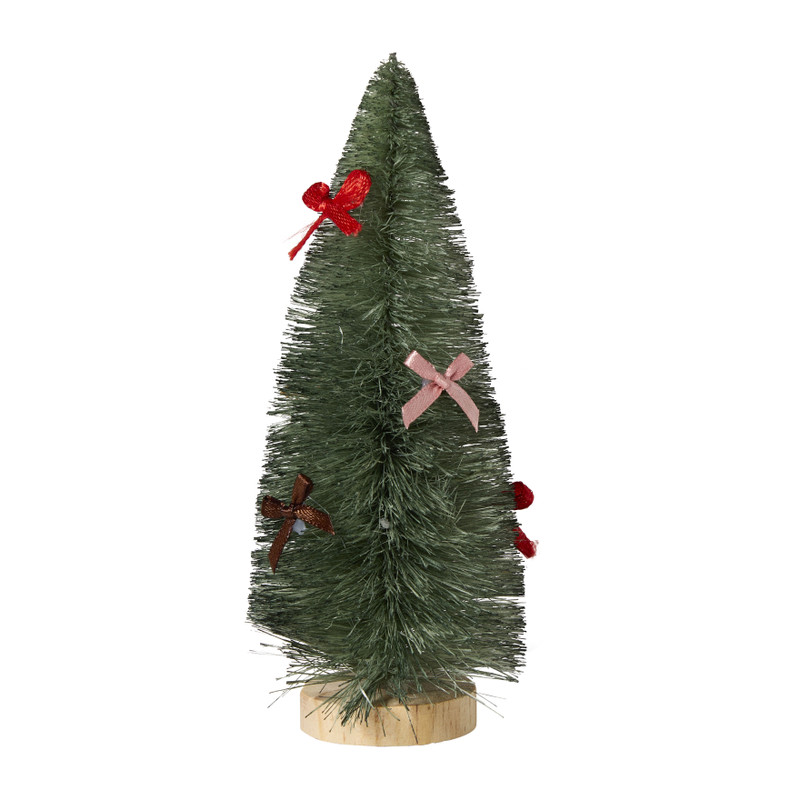 Kerstboompje met strikjes - ø15 cm - diverse varianten