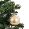 Kerstbal goud - kerstboom stippen - 8 cm