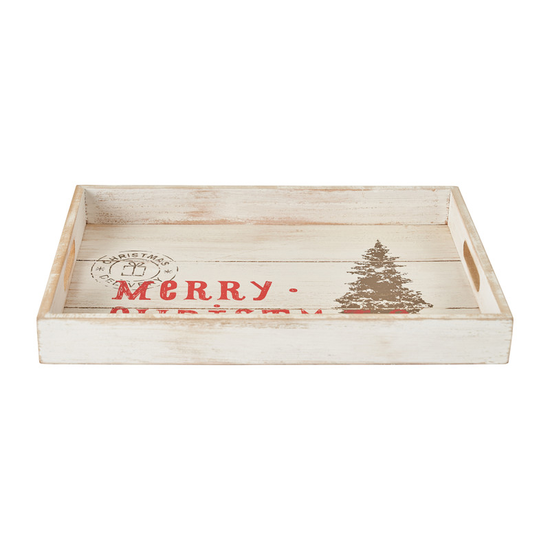 Dienblad Merry Christmas - 30x22x4 cm