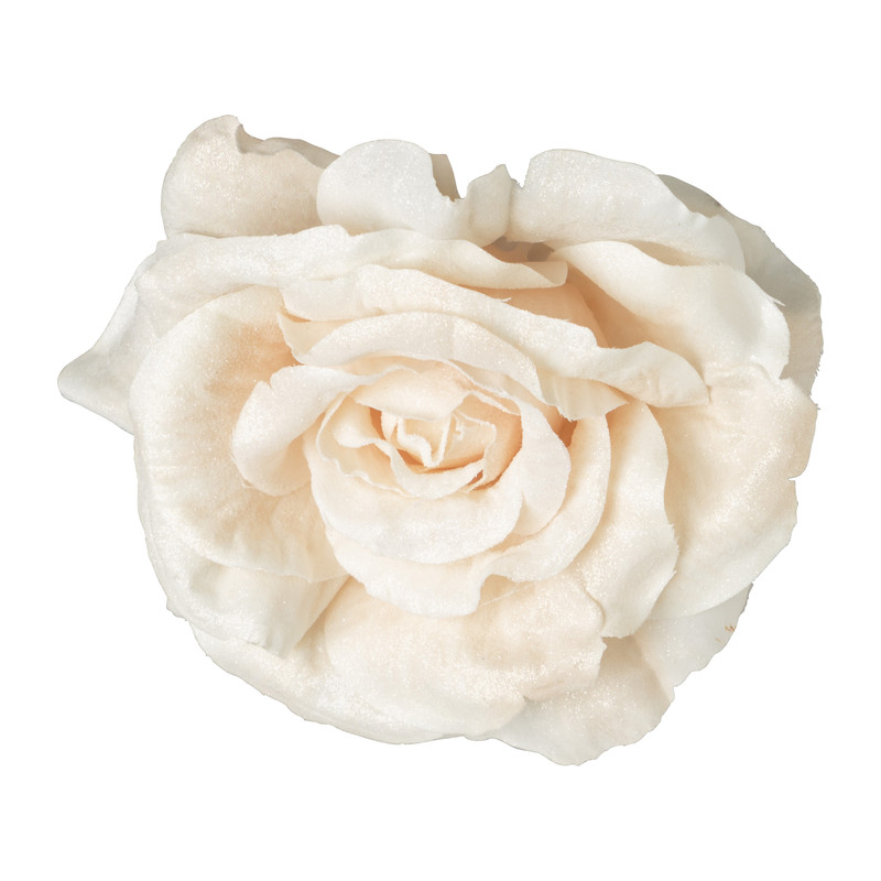 Roos op clip - diverse varianten - 14 cm