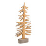 Kerstboom hout - 28x12 cm