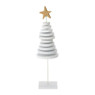 Kerstboom hout - rond - 7x26 cm