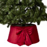 Kerstboomrok velvet strik - rood - ø50x23 cm