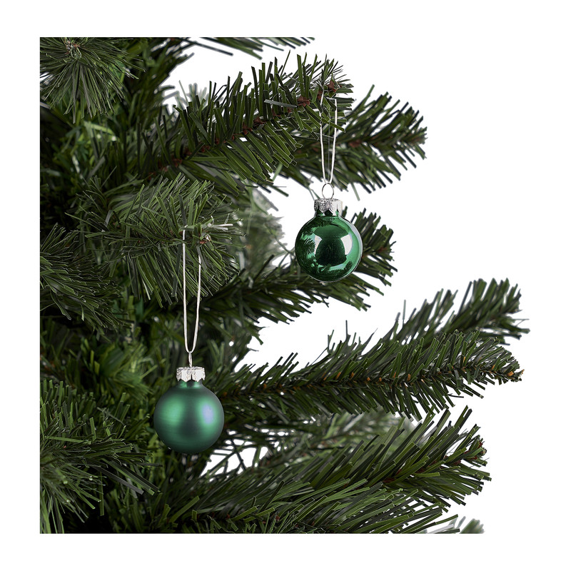 Kerstballen set groen - 24st