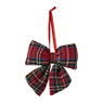 Strik ruit - rood - 12x13 cm