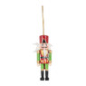 Notenkraker hanger - rood/groen - 12 cm 