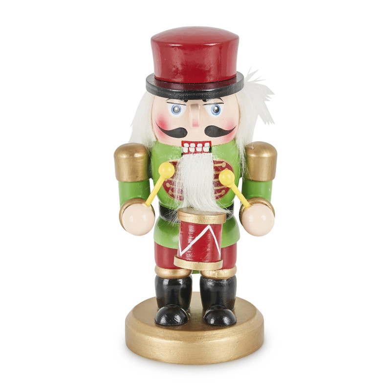 Notenkraker staand - rood - 15 cm