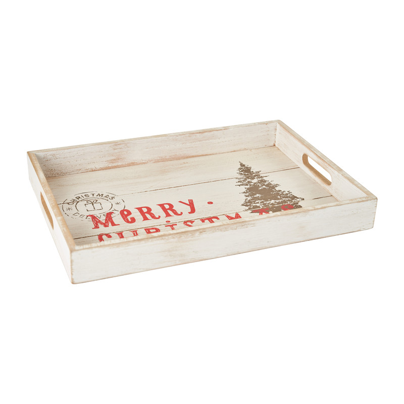 Kerstboom huisje huisdieren - groen - 38x38x48 cm