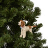 Kersthanger labradoodle  - wit - 14.5x3.3x9.5 cm