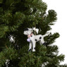 Kersthanger dalmatier - geel - 13x3x9.5 cm