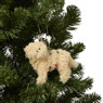 Kersthanger labradoodle - beige - 14x6.5x9.8 cm