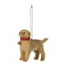 Kersthanger labrador - beige - 12x5x10.2 cm